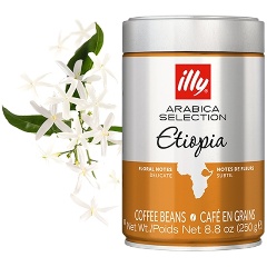 Изображение товара Кофе в зернах illy Ethiopia 250 г ж/б — высококачественный моноарабика