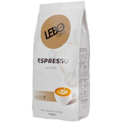 Изображение товара Кофе в зернах LEBO ESPRESSO MILKY 1 кг