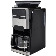 Изображение товара Кофеварка BQ CM3002 со встроенной кофемолкой, капельная, стильный дизайн, мощность 1400 Вт