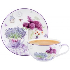 Изображение товара Кофейная пара Еlan Gallery "Лаванда" 350 мл.