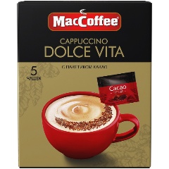 Изображение товара Кофейный напиток MacCoffee Капучино Dolce Vita 5 шт
