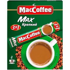 Изображение товара Кофейный напиток MacCoffee Maх 3в1 Крепкий растворимый 3в1 20 шт