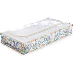 Изображение товара Кофр для хранения Hausmann 100х50х15 см, бежевый/ принт