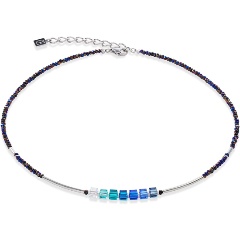 Изображение товара Колье Blue Coeur de Lion 5027/10-0700 с кристаллами Swarovski® синее