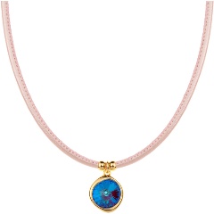 Изображение товара Колье Burgundy Delight Fiore Luna B1902. 11 V G - женское украшение с кристаллами Swarovski