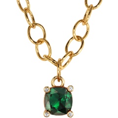 Изображение товара Колье Dyrberg Kern RAMINA SG EMERALD GREEN