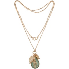 Изображение товара Колье GREEN AVENTURINE Fiore Luna LN5126 RG/RG