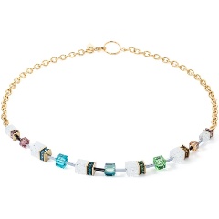 Изображение товара Колье Multicolour Gold COEUR DE LION 3040/10-1516 для женщин с кристаллами