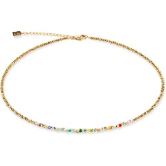 Изображение товара Колье Multicolour Gold Coeur de Lion 4359/10-1516 с кристаллами Swarovski и шпинель