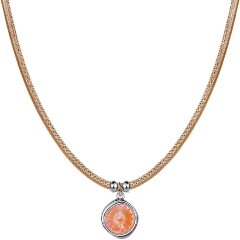 Изображение товара Колье Peach Delite Fiore Luna B1902.6 R/S из гипоаллергенного сплава с кристаллами Swarovski