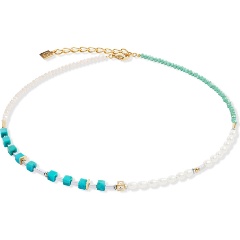 Изображение товара Колье Turquoise-Green Coeur de Lion 1126/10-0605 - стильное украшение для женщин