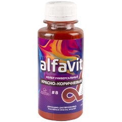 Изображение товара Колер универсальный Alfavit № 8, 100 мл, красно-коричневый