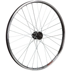 Изображение товара Колесо 26" передне STG двустен.обод 32 отв., втулка SF B07F алюм под диск 6 болтов, эксцентрик, пром. подшип.