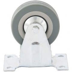 Изображение товара Колесо неповоротное D 100 мм крепление платформенное СИБРТЕХ 68709