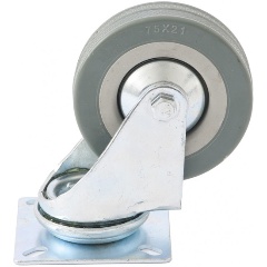 Изображение товара Колесо поворотное D 50 мм крепление платформенное СИБРТЕХ 68713