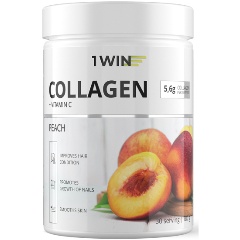 Изображение товара БАД 1WIN Коллаген + витамин С Персик 30 порц. 180г
