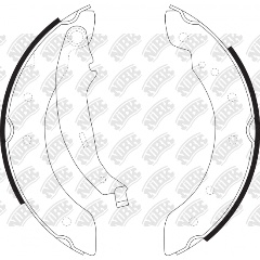 Изображение товара Колодки тормозные барабанные NIBK FN0602, 4 шт