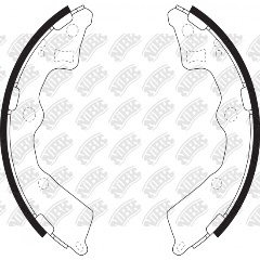 Изображение товара Колодки тормозные барабанные NiBK FN0618, 4 шт