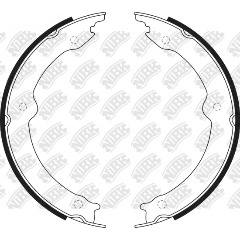 Изображение товара Колодки тормозные барабанные NIBK FN0647, 4 шт