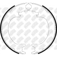 Изображение товара Колодки тормозные барабанные NiBK FN0649, 4 шт