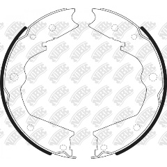 Изображение товара Колодки тормозные барабанные NIBK FN0690, 4 шт