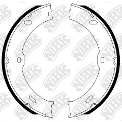 Изображение товара Тормозные барабанные колодки NIBK FN0693 4 шт для Mercedes-Benz и Volkswagen