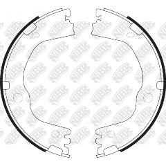 Изображение товара Барабанные тормозные колодки NIBK FN0697 для Hyundai и Kia, комплект 4 шт