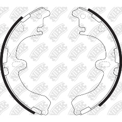Изображение товара Колодки тормозные барабанные NIBK FN2311, 4 шт
