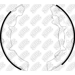 Изображение товара Колодки тормозные барабанные NiBK FN2354, 4 шт