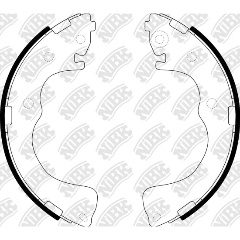 Изображение товара Тормозные барабанные колодки NiBK FN3402 для заднего моста MAZDA MPV 4 шт