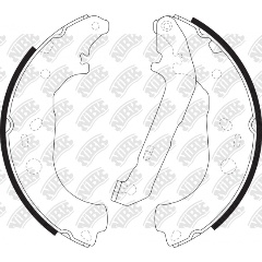 Изображение товара Колодки тормозные барабанные NiBK FN51001, 4 шт