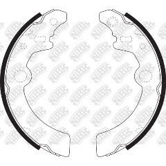 Изображение товара Колодки тормозные барабанные NiBK FN9959, 4 шт