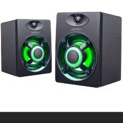 Изображение товара Колонки 2.0 PERFEO OREOL 2х3 Вт чёрный USB (PF_A4440)