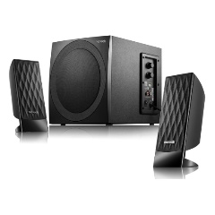 Изображение товара Колонки MICROLAB M-300 2.1 канала с мощностью 38 Вт и интерфейсами RCA и mini-jack