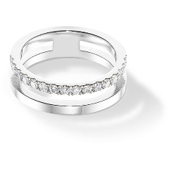 Изображение товара Кольцо Crystal-Silver Coeur de Lion 0136/40-1817 60