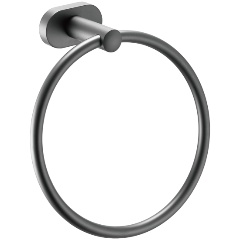 Изображение товара Кольцо для полотенец Shevanik SG5106T, оружейная сталь