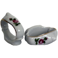 Изображение товара Кольцо для салфеток BERNADOTTE декор "Мейсенский букет" (БЕР0325)