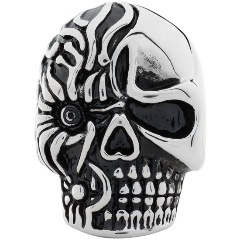 Изображение товара Кольцо ZIPPO в форме черепа из нержавеющей стали