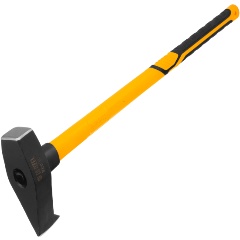 Изображение товара Колун-кувалда DENZEL 3000 г, кованая, фибергласовая рукоятка c TPR покрытием, 880 мм, 21851