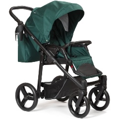 Изображение товара Прогулочная коляска BEBIZARO TWEED DARK GREEN зеленый
