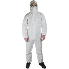 Изображение товара Комбинезон одноразовый Scaffa SF001 защитный 55 г/кв.м белый (размер 54-56, XL)