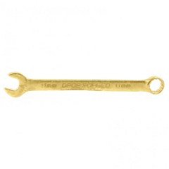 Изображение товара Комбинированный гаечный ключ 11 мм, желтый цинк, СИБРТЕХ 14977