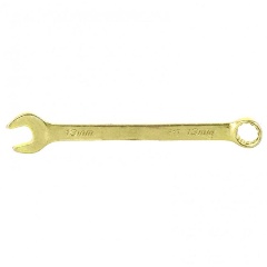 Изображение товара Комбинированный гаечный ключ 13 мм, желтый цинк, СИБРТЕХ 14979