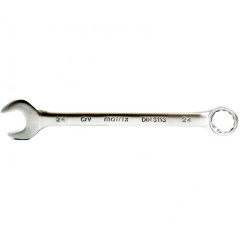 Изображение товара Комбинированный гаечный ключ 24 мм, CrV, матовый хром, MATRIX 15119