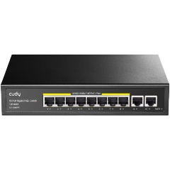 Изображение товара Коммутатор Cudy GS1010PE 10 портов Gigabit PoE+ для домашней и офисной сети