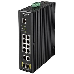 Изображение товара D-Link DIS-200G-12PS/A2A Коммутатор с PoE и 10 портами