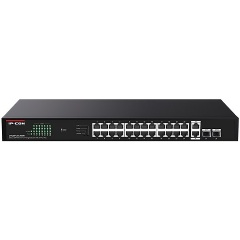 Изображение товара Коммутатор IP-COM G1128P-24-250W 26 портов PoE неуправляемый Ethernet