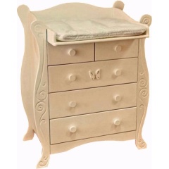 Изображение товара Комод пеленальный Красная Звезда Бабочка С 577 ваниль