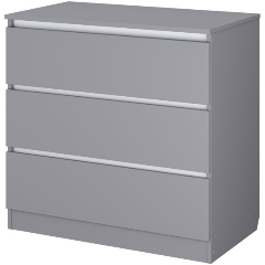 Изображение товара Комод Polini kids Simple 1980, серый-белый