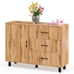 Изображение товара Комод РВК 122-1204 с 3 ящиками и дверкой в стиле современного дизайна